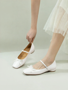 Spring French Style Low-Heel Mary Jane Shoes