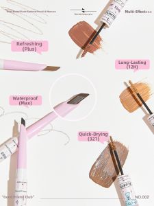 FLORTTE | Dual-Head Sweat-Resistant Eyebrow Color and Pencil