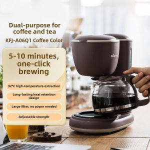 [China Plug Adapter Needed] Bear | Home Mini Fully Automatic Drip Coffee Maker