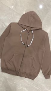 SONY Hoodie Zipper II JAKET POLOS Zipper II Warna Violet-coksu-Mint-coklat Muda