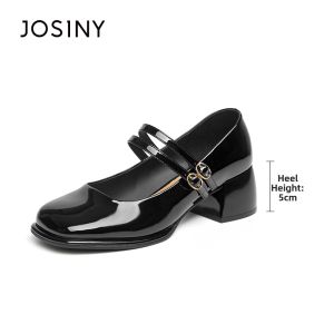 Josiny | Elegant Mary Jane Shoes Wedding Red