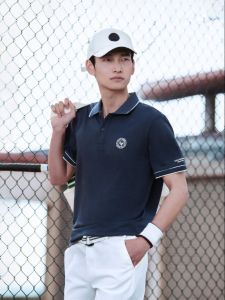 Summer Business Casual Pique Polo Shirt