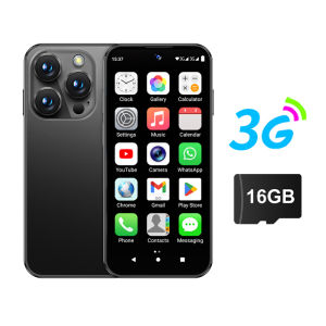 SERVO | SERVO 3.88" Mini Smartphone 2GB RAM 16GB ROM Android10.0 Dual SIM Standby Facial Recognition 2000mAh 3G Network Phone