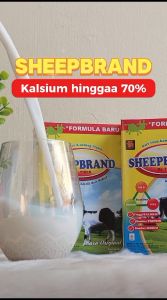 PAKET 4 BOX Sheepbrand Susu Kambing Etawa Rasa Original - Tinggi Kalsium Atasi Nyeri Sendi & Rematik