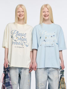 Colorful Gem Print Loose Short Sleeve T-Shirt Summer Casual Style Cotton 100% round Neck Regular Fit Womens Fashion Top