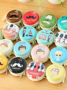 Creative Cute Girl Cartoon Mini Wallet Student Female Coin Purse Childrens Fresh Style Money Bag Korean Style Hard Coin Purse