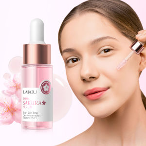 LAIKOU Sakura Serum Shrink Pores Remove Acne Skin Rejuvenation Whitening Essence
