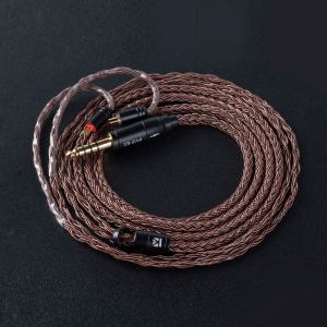 KBEAR | Cáp Tai Nghe Bằng Đồng Nguyên Chất 16 Lõi KBEAR Đầu Nối 2PIN/MMCX/QDC Cho KZ EDX ZSN PRO BLON BL-03 KS1 Cáp Tai Nghe Kim Loại Chất Lượng Cao