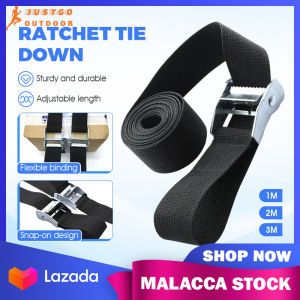 1M 2M 3M Buckle Tie Down Belt Cargo Straps Luggage Bag Cargo Lashing With Metal Buckle Tali Pinggang Pengikat Barang