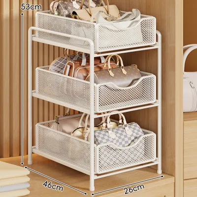 WUBUWEI | Tủ Đựng Tiết Kiệm Không Gian Túi Xách và Phân Loại Quần Áo