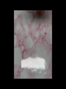 55cm Width Glossy Pink Marble Peel And Stick Contact Paper Waterproof Oilproof Removable Self Cabinet Bathroom Renovation Decor