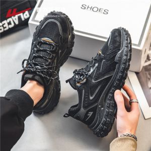 Warrior | Tire Sole Soft Base Mesh Breathable Mens Dad Shoes