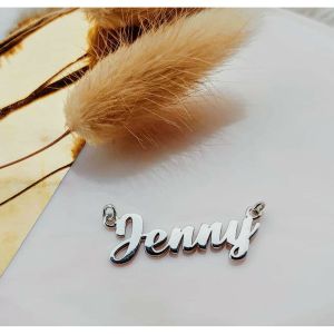 (BISA COD)  PROMO!  LIONTIN NAMA FASHION WANITA ASLI AKSESORIS NAMA LAPIS EMAS