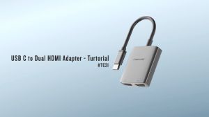 Lemorele TC21L USB C HDMI Hub Adapter รองรับหน้าจอเดียวกัน/โหมดขยาย 4K 60Hz สำหรับ MacBook/Chromebook/Pixel/พื้นผิว/Samsung Galaxy