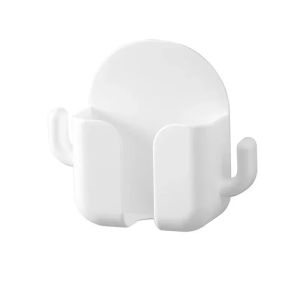 1-2pcs Punch-free Mobile Phone Holder Wall Mount Stand Remote Control Organizer Storage Box Charging Bedside Container Rack Gift
