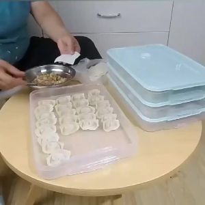 Dumpling Freezer Storage Refrigerator Food Grade Dumpling Household Dumpling Fresh-Keeping Egg Wonton