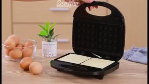 SONIFER Waffle Maker Croffle Maker Alat Pembuat Croffle Waffle Electric SF-6134 FREE BUKU RESEP