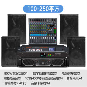 Wireless Desktop Conference Microphone One to Four Remote Video One to Eight Dual Tube Portable Microphone with Battery Power