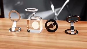 iLEPO | Fidget Spinner Magnetic Phone Holder for MagSafe Foldable Fingertip Gyroscope Ring Grip Kickstand Universal Strong Magnet Stand