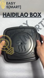 PAKET Kotak Makan Traveling/Kotak Makan Pemanas instan/Lunch Box + Self Heating Bag 90 gr - Haidilao