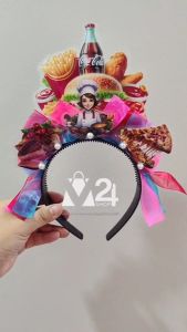 (1 อัน) ที่คาดผมอาหาร fast food ที่คาดผมแม่ค้า ที่คาดผมอาชีพ ที่คาดผม 3D ที่คาดผมแฮนเมด ที่คาดผมแฟนซี เครื่องประดับศีรษะ fancy headband m24