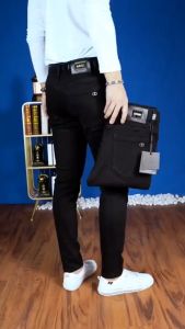 Celana Jeans Pria Lelaki Dewasa Hitam Navi Blitz Pensil Slim Fit Skinny Stretch