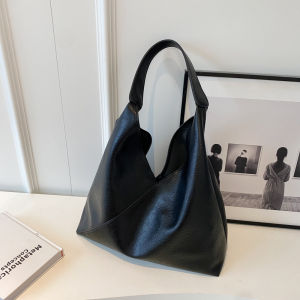 Retro Large Capacity Soft Surface Tote Bag Womens Underarm Casual Versatile Shoulder Bag Fashionable 2025 New Style