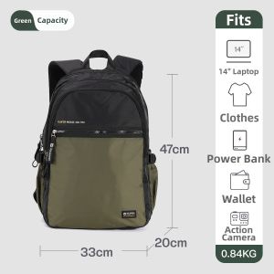 Volunteer | Mens Large Capacity Shock Absorbing Student Laptop Backpack