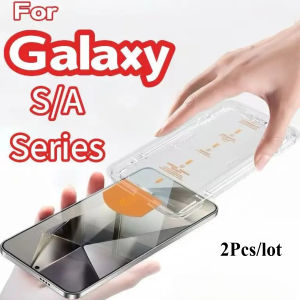 2Pc For Samsung Galaxy S25 S24 Ultra S23 S22 S21 Plus FE A56 A16 A26 A36 A06 A56 A25 A15 A55 A54 Tempered Glass Screen Protector