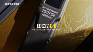Nitecore EDC27 UHi 2x NiteLab UHi 20 LED Ultra Slim 3100L High Performance EDC Rechargeable Flashlight (100% Authentic)