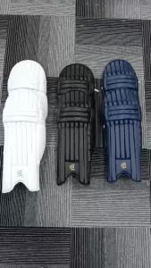 CB JN Edition Cricket Batting Pads – Men’s (RH/LH) | White Blue & Black