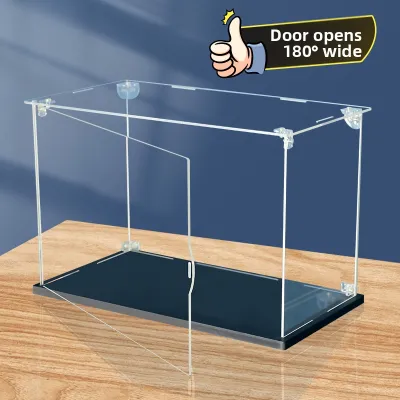 Acrylic Display Case Model Toy Storage Box with Door for Lego Dust Cover Transparent Organizer for Figurines And Collectibles