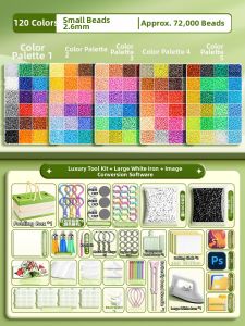 MINGZHUO | Girls DIY Craft Beads Set High-Quality Box
