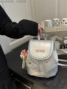 Unique Mini Backpack Casual Versatile Womens Double Shoulder 2025 New Elegant Travel Bag Lightweight Medium Waterproof