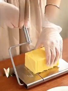 1Pc Slicer Stainless Steel Cutter With Measurements Heavy Duty Butter Cutter Baking Tools Kitchen Gadgets