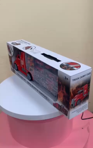 TOYSTAR - 666-03G Bộ mô hình xe ô tô chuyên chở - cứu hộ (KT 59x11x20cm)