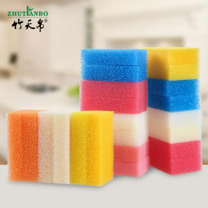 Non-Stick Oil Bamboo Sponge 20 Pieces Soup Ladle Dishwashing Scrubber Cucumber Sponge Kitchen Cleaning Tool Dishcloth