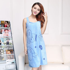 Womens Bath Towel Can Wear and Wrap Suspenders Summer Household to Pure Cotton Soft Water-Absorbing Quick-Drying for Beauty Salon Bath Skirt