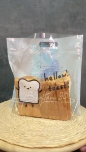 Plastik Roti Ziplock 32 x 27 cm Plastik Roti 32x27 cm Motif Bread Bag Kemasan Roti Tawar