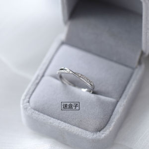 925 Sterling Silver Cross Ring Open Style Womens Fashion Personality Simple Design Minimalist Ring Finger Accessory