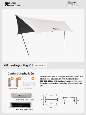 Mobi Garden | Bộ Lều Chống Nắng & Chống Nước
