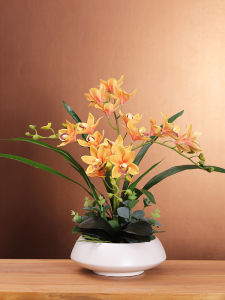 Bộ Hoa Phong Cách Trung Hoa Giả Trang Trí Phòng Khách Bàn Trà TV Tủ Sách Trang Trí Nhà Cửa Đồ Dùng Trang Trí Trong Nhà