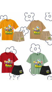 KAOS MOTIF PORORO KARAKTER LUCU / SETELAN UNTUK LAKI - LAKI DAN PEREMPUAN USIA 1 -5 TAHUN