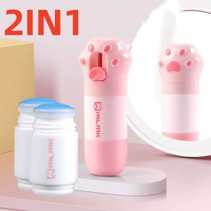 Cat Paw Thermal Paper Correction Fluid with Knife Parcel Box Opener Home Anti Peep Identity Information Privacy Protector Eraser