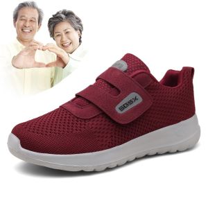 Xuechur nữ thoáng khí Giày đi bộ cho chân to xương chân widetoe người cao tuổi chân sưng bệnh tiểu đường chân bệnh gút Giày đi bộ cao tuổi