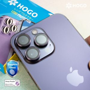 (Clearance Sale) Hogo กระจกแซฟไฟร์ ป้องกันเลนส์ สำหรับ iPhone 14 Hogo Sapphire Titanium Alloy Lens Protector