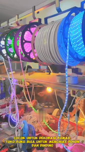 Lampu LED Strip SMD 2835 LED IP65 220V Meteran 10M / 15M / 20M / 25M / 30M Lampu Hias Outdoor Indoor Tinggal Colok