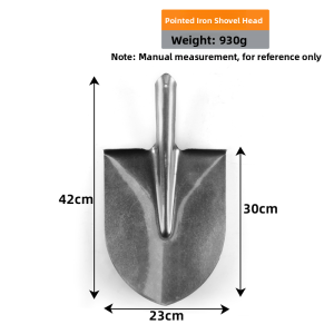 MONLEYTA | Large Manganese Steel Shovel Gardening Tool For Outdoor Soil Loosening Vegetable Planting Tree Digging Farming Use Iron Shovel