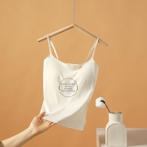 ZISU | Aesthetic Back Summer Camisole with Padding Seam-Free