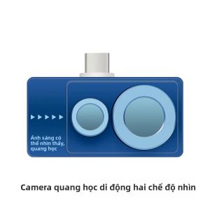 TOOLTOP T7PRO Máy Ảnh Nhiệt Cấp Công Nghiệp 256x192 Pixel Máy Ảnh Hồng Ngoại Mini Di Động Android Có Ánh Sáng Nhìn Thấy Được